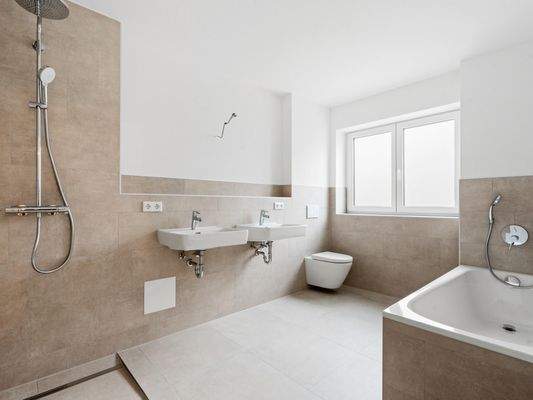 Tageslcihtbad im Erdgeschoss