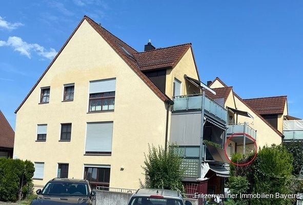 Ansicht Haus zum Balkon
