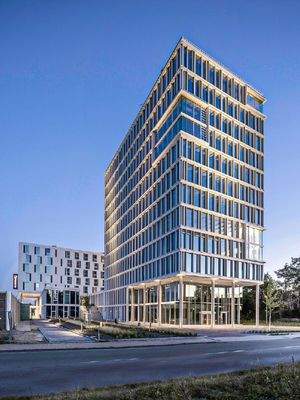 Berliner Haus bei Nacht