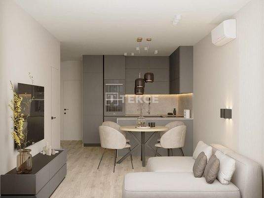 Apartments in a Project Near the Airport in Altıntaş Antalya