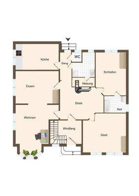 Grundriss Erdgeschoss