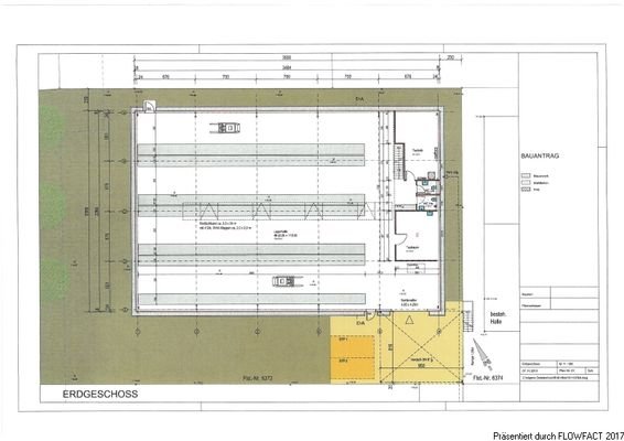 Bereich b -Grundriss - mit optionler WC-Anlage