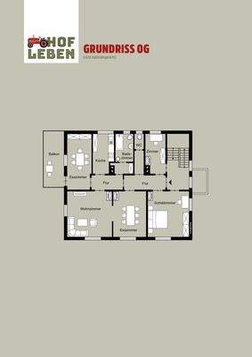 Grundriss Obergeschoss