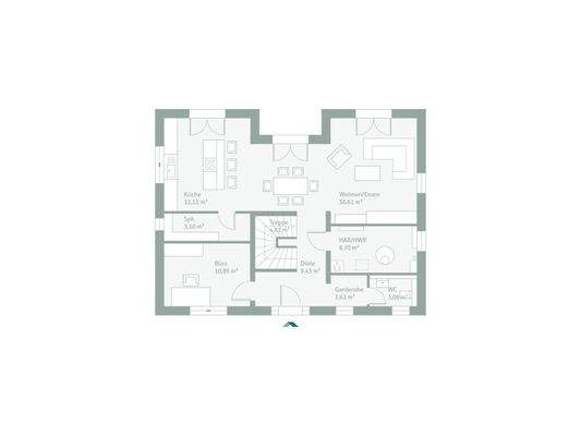 DeinStadtHaus 186W EG