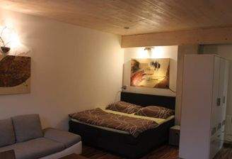 Schlafbereich/Boxsprigbett