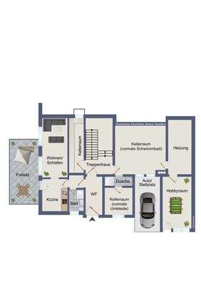 Untergeschoss (kein Maßstab) 