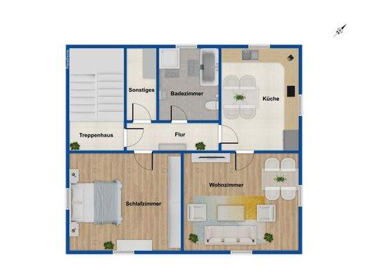 Grundriss 1. Obergeschoss