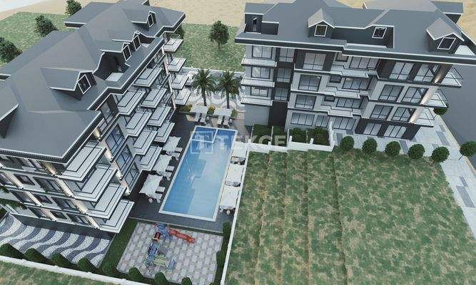 Elegant Apartments in a Rich Featured Complex in Alanya