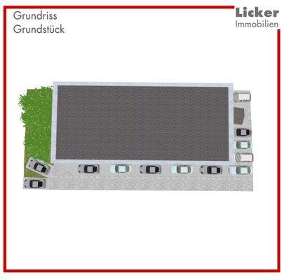 Grundriss-Grundstück