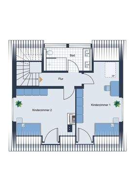 Illustration Dachgeschoss