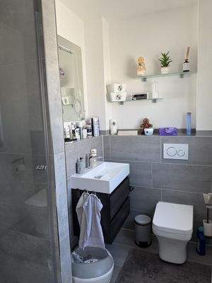 Gäste-WC mit Dusche Erdgeschoss