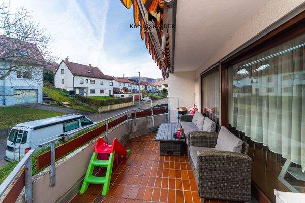 Balkon mit viel Platz