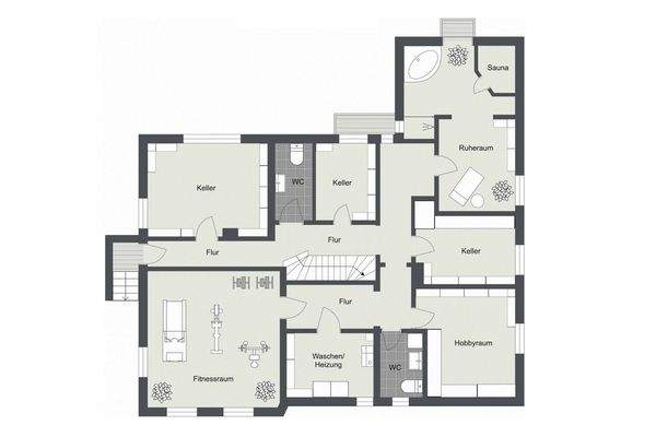 032 - Grundrissplan Kellergeschoss