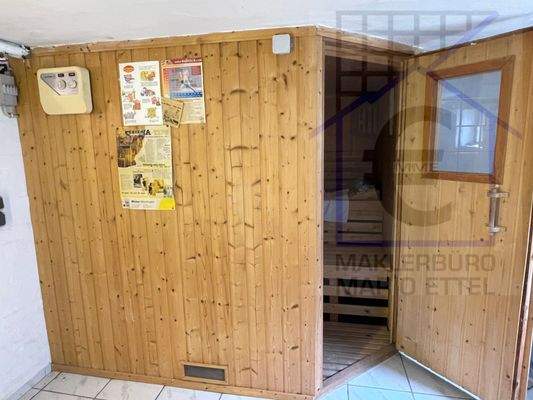 Sauna im Keller 