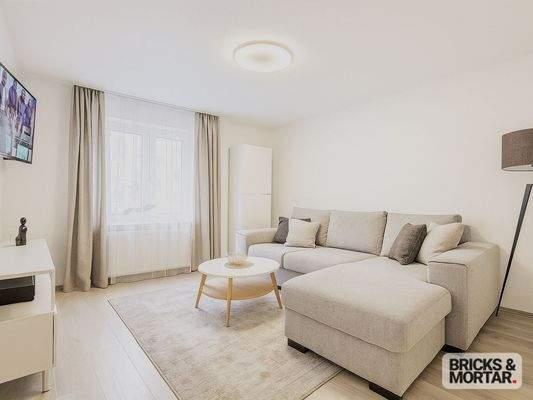 Wohnzimmer (Einrichtung mit KI verändert)