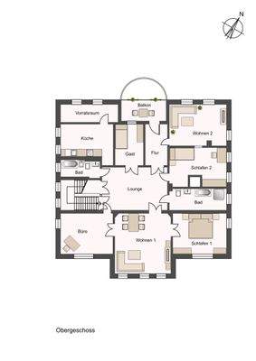 Grundriss Obergeschoss