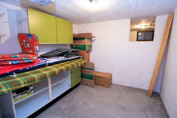 Abstellraum im Keller 