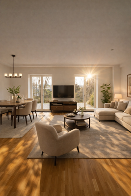 Visualisierung Wohnzimmer