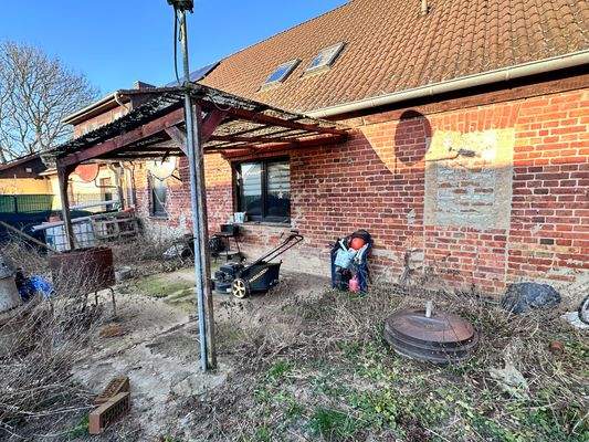 Überdachte Terrasse