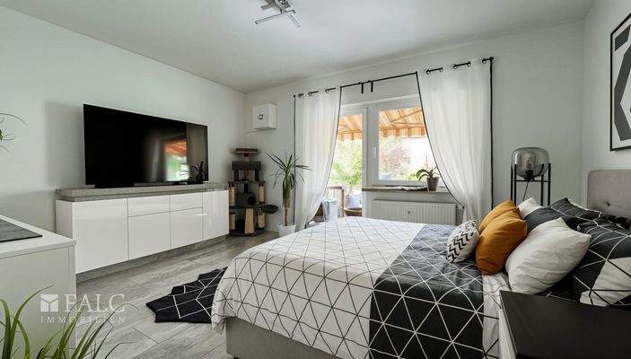 Schlafzimmer EG  - (KI generiert)