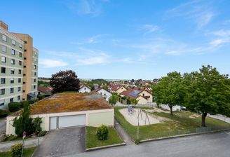 Ausblick vom Balkon