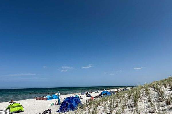 Blick zum Sandstrand