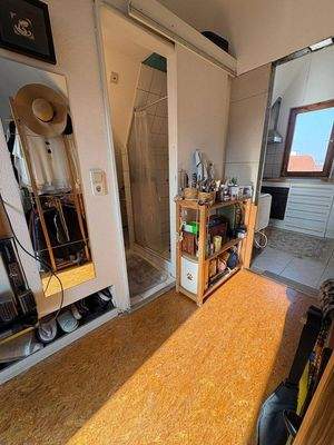 Blick auf Bad/Küche