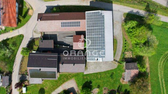 Luftansicht von oben