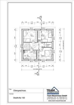 Grundriss OG Stadtvilla Muster