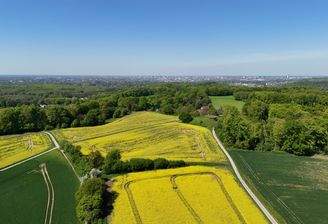 Weitsicht in die grüne Umgebung