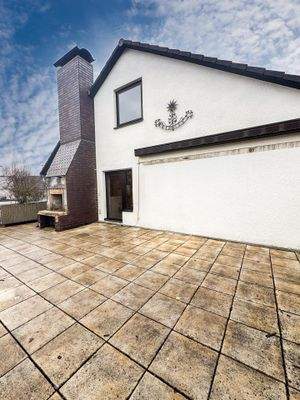 Dachterrasse mit Außenkamin