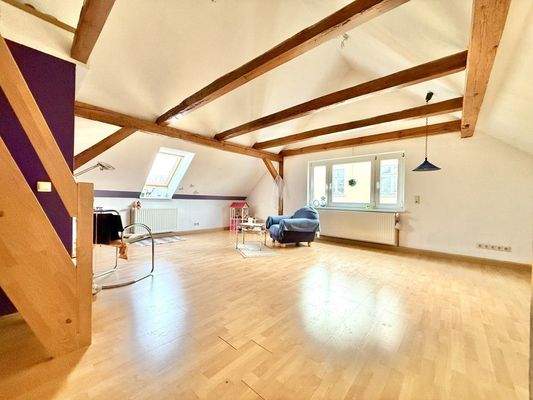 Schlafzimmer mit Schlafboden