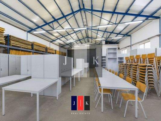 Wagenhalle Innenansicht - Darstellung