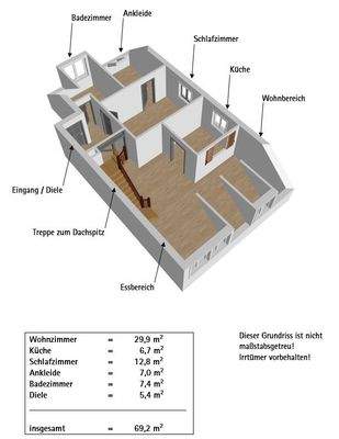 Grundriss und WFL 2. DG