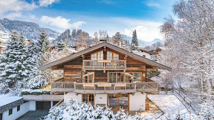 KITZIMMO-Exklusive Gartenwohnung in Top-Ruhelage auf der Bichlalm - Immobilien Kitzbühel.