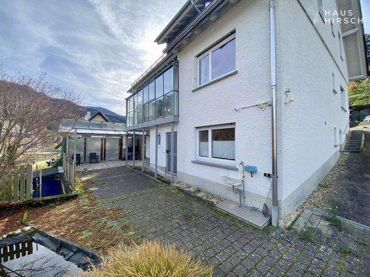 Außenansicht Haus Garten