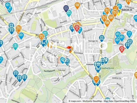 Geolyzer Kartenausschnitt