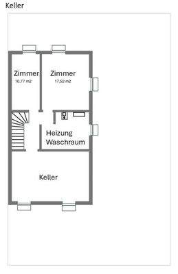 Kellergeschoss mit Souterrain