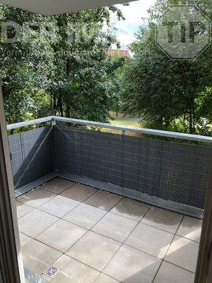 Balkon mit Blick ins Grüne