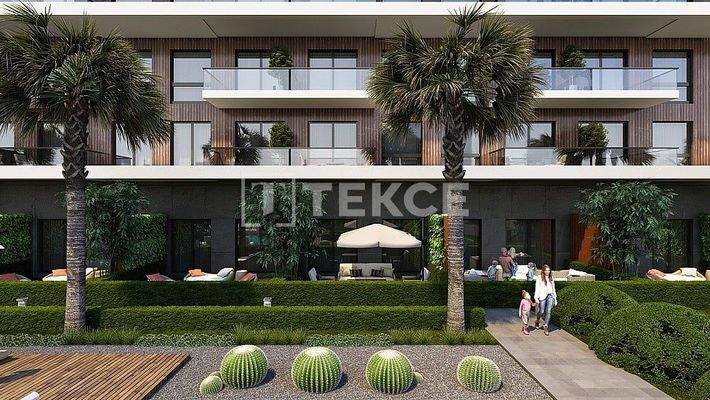 Apartments in a Complex with Pool and Close to the Metro in İzmir