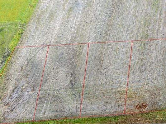 Blick auf die Grundstücke