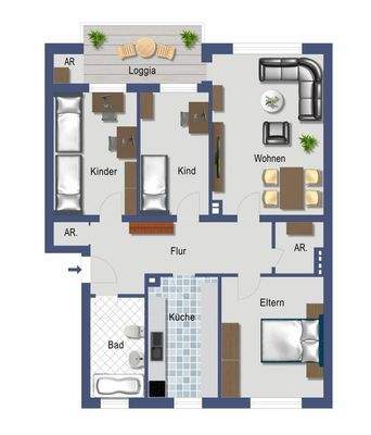 BN Hohe Straße 38b WE16