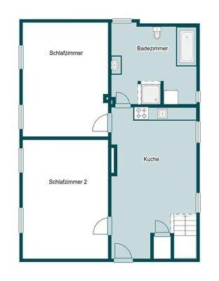 Grundriss Skizze 1.OG