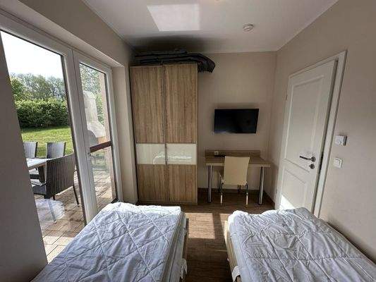 Schlafzimmer I im Erdgeschoss 