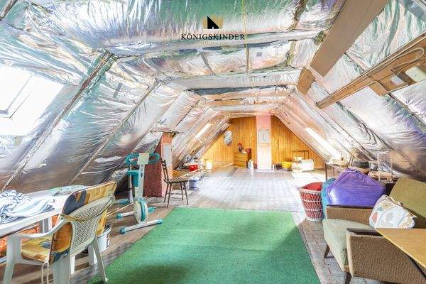 Haus 23 -  Dachboden bereits gedämmt als Ausbaureserve