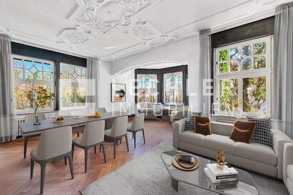 Virtuell möbliert - Wohnzimmer