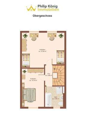 Grundriss Obergeschoss