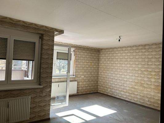 Wohnzimmer mit Loggia