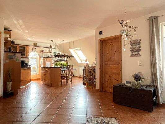 Küchenbereich Dachgeschoss