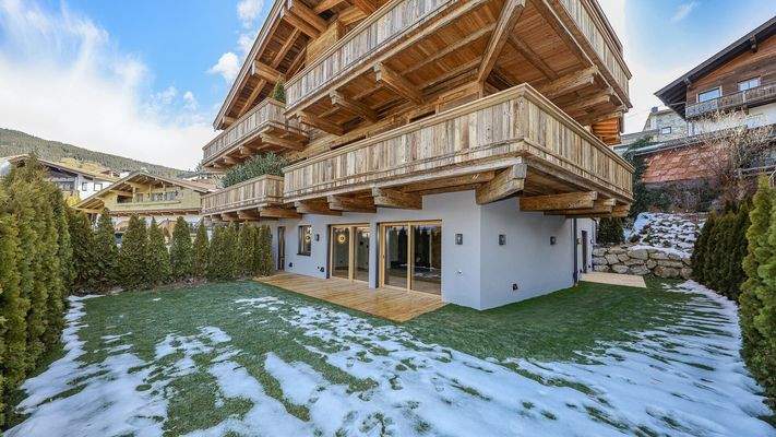 KITZIMMO-Luxus-Neubau-Gartenwohnung in Toplage - Immobilien Kirchberg.